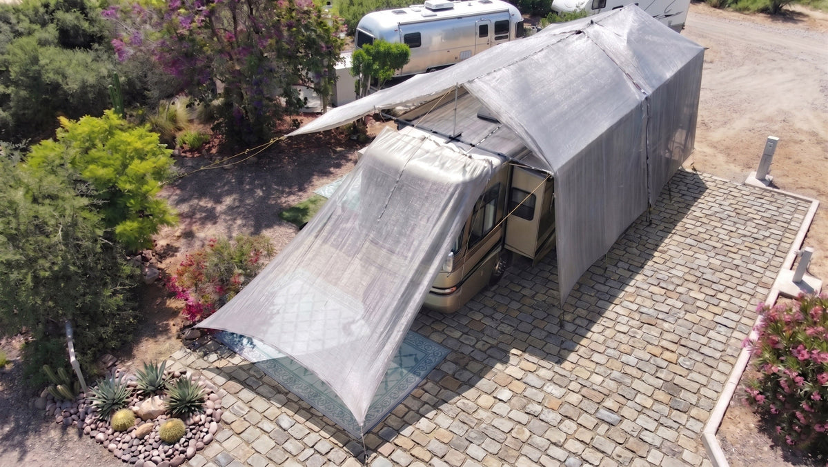 RV Awning vs. Modular Portable Carport Canopy: Which is Better for Long-Term Camping?