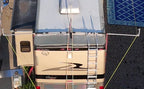 RV Cooling Roof & Side Shade Canopy, Portable, Modular, wind proof ( RV 16' to 30')